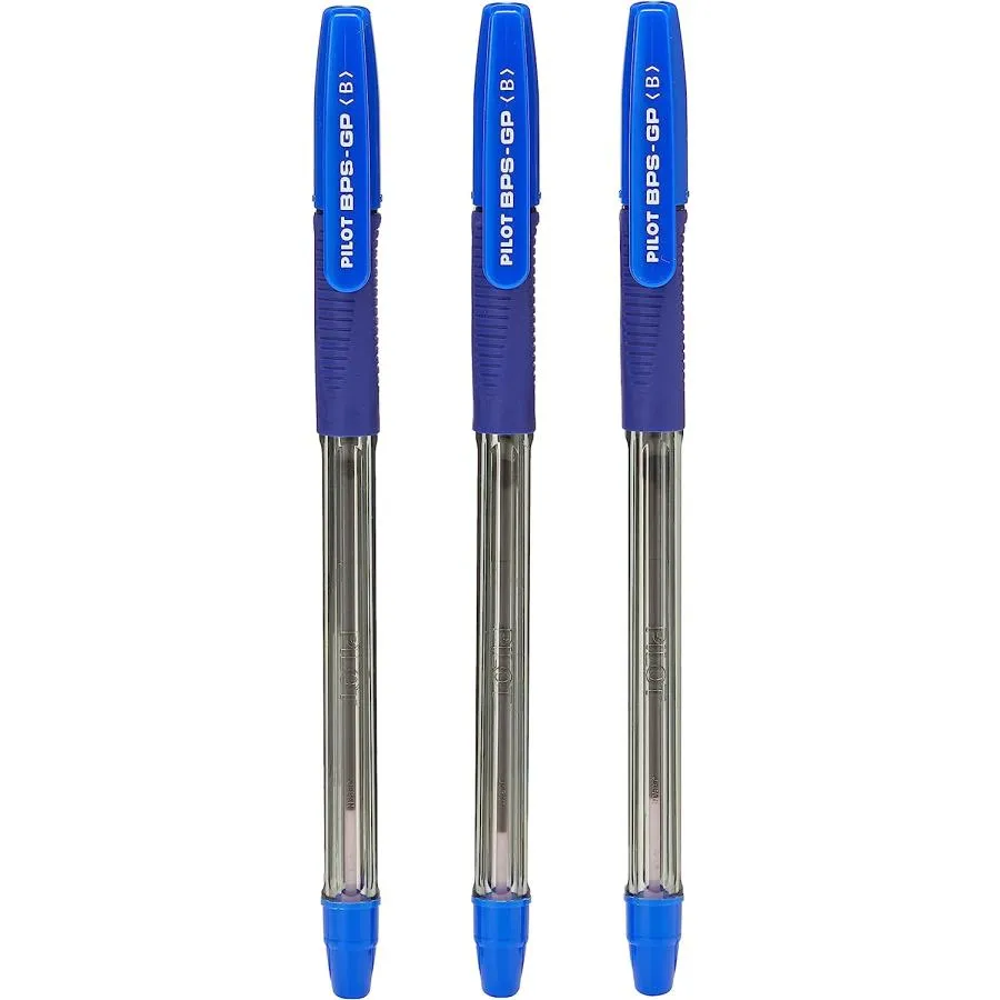 【並行輸入品】PILOT BPS - GP Grip Ballpoint 1.2 mm Tip (Pack of 12) - Blue