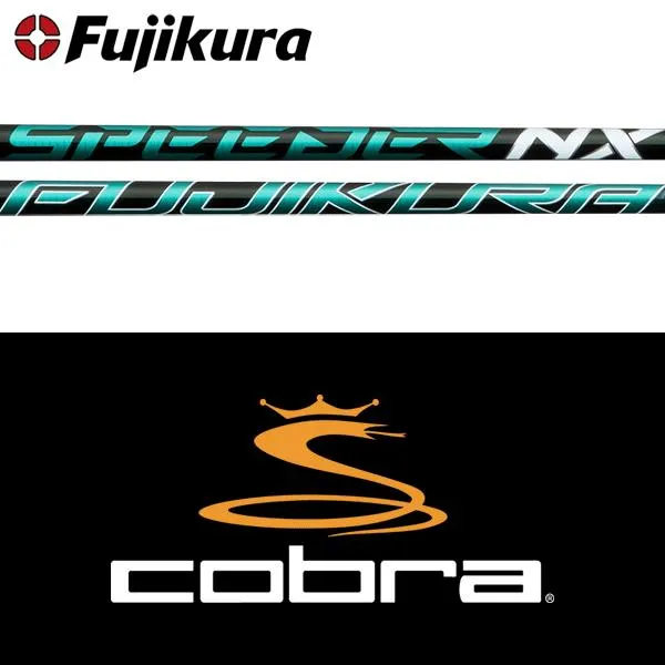【全てメーカー純正部品使用】 コブラ ウッド用 純正 スリーブ付きシャフト フジクラ スピーダー NX グリーン