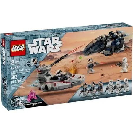 レゴ LEGO Star Wars Imperial Dropship vs. Rebel Scout Speeder 40755