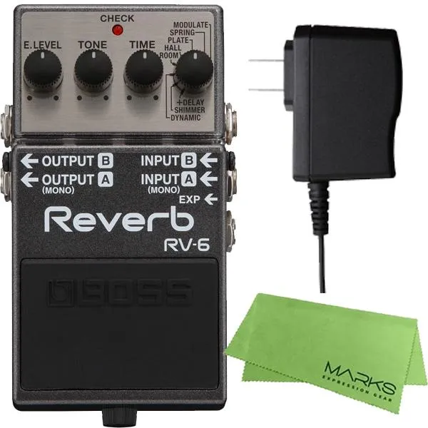 BOSS RV-6 + PSA-100S2 セット［マークス・オリジナルクロス付］ コンパクトエフェクター