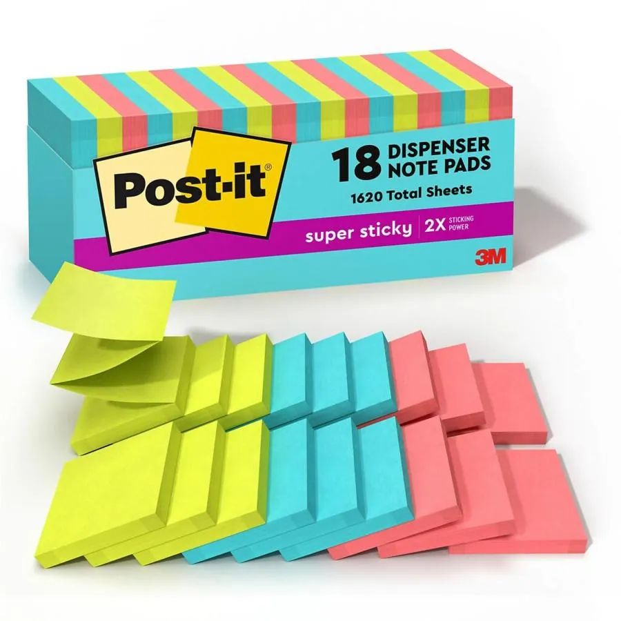 Post-it〓 超粘着粘着ノート