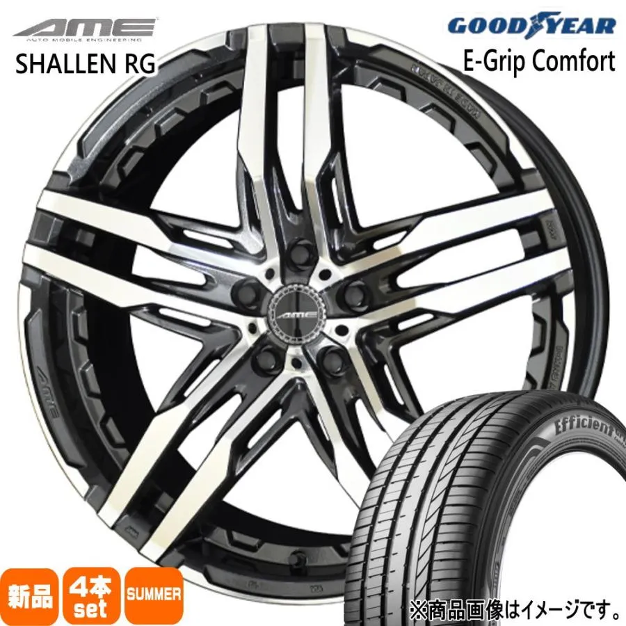 225/40R19 93W XL グッドイヤー EfficientGrip Comfort 夏用 サマータイヤ AME SHALLEN RG 60プリウス クラウン ティアナ J32  19インチ