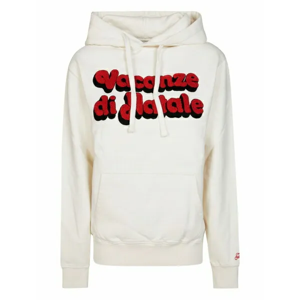 エムシーツーセイントバース メンズ パーカー・スウェットシャツ アウター Tribeca appliqu?? hoodie White