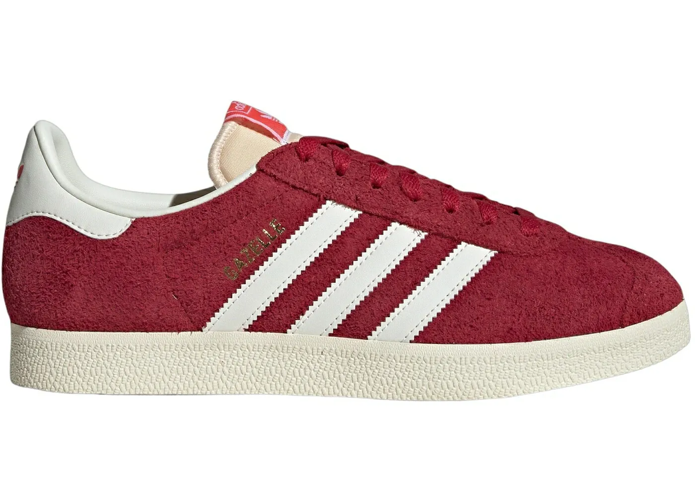 アディダス ガゼル チーム ビクトリー 赤 レッド 白色 ホワイト クリーム スニーカー メンズ ADIDAS GAZELLE TEAM VICTORY RED OFF WHITE CREAM / TEAM VICTORY RED OFF WHITE CREAM