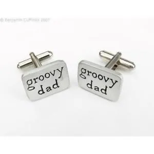 【送料無料】メンズアクセサリ― カフリンクスgroovy dad cufflinks