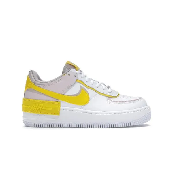 Nike ナイキ レディース スニーカー Nike Air Force 1 Low Shadow White Barely Rose Speed Yellow (Women's) 【サイズ US_7.5(24.5cm) 】