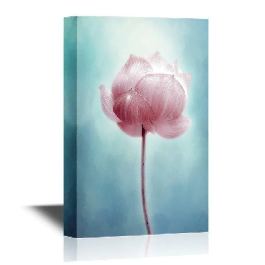 パネルアート 壁 26-Lotus Flower Gallery-キャンバスアートウォール装飾 - 32 x 48 インチ- show origina