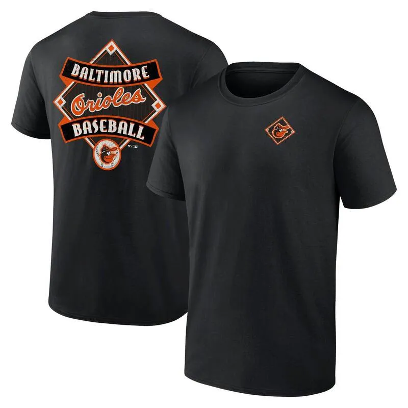 アンブランデッド メンズ トップス Tシャツ Unbranded Men Black Baltimore Orioles Field Play T-Shirt Orl Black ブラック
