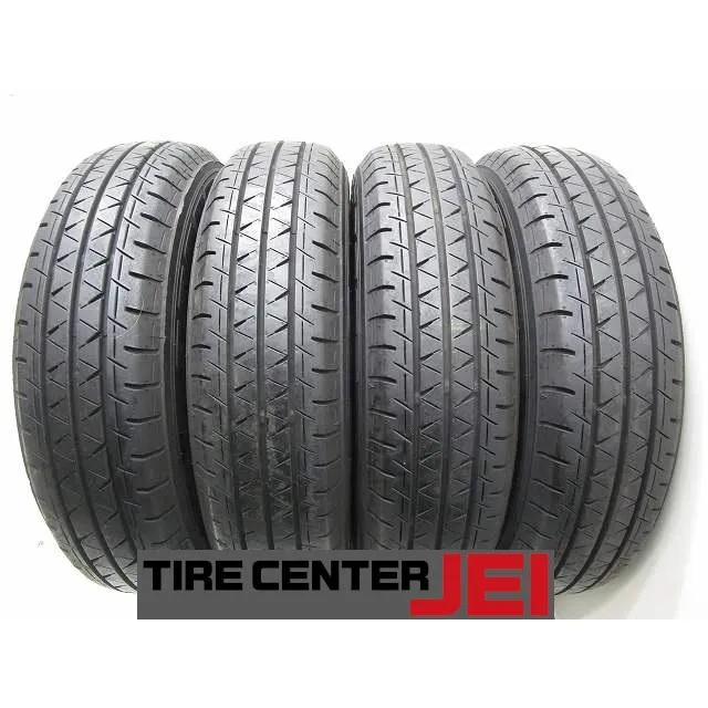 155-80R14 88/86N LT 9.5-9分山 ヨコハマ ブルーアースバンRY55 2024年製 中古タイヤ【4本】送料無料(M14-0607）