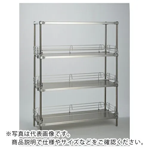 ERECTA ( エレクター ) エレクターシェルフ スーパーシリーズ 落下防止430ソリッドシェルフ W1519mmxD614mmxH2197mm 5段 ( LSS1520P2200W5L4 ) エレクター(株) 【メーカー取寄】