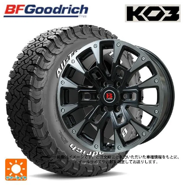 トヨタ ハイラックス(120系)用 265/65R18 117/114S BFグッドリッチ オールテレーン TA KO3 ホワイトレター 正規品 ビー