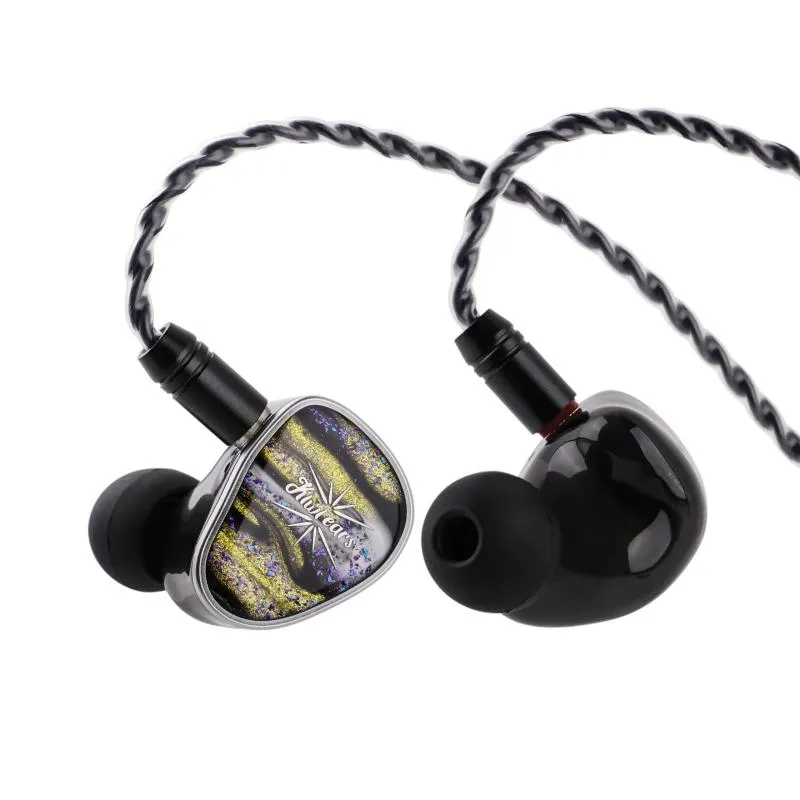 Linsoul Kiwi Ears ・・tudeハイブリット型ハイエンドインナーイヤーイヤホン 独立開発されKiwi Vibration Transducer（キウイ振動トランスデューサー）ベリリウム・ダイアフラム・サブウーファー 精密な