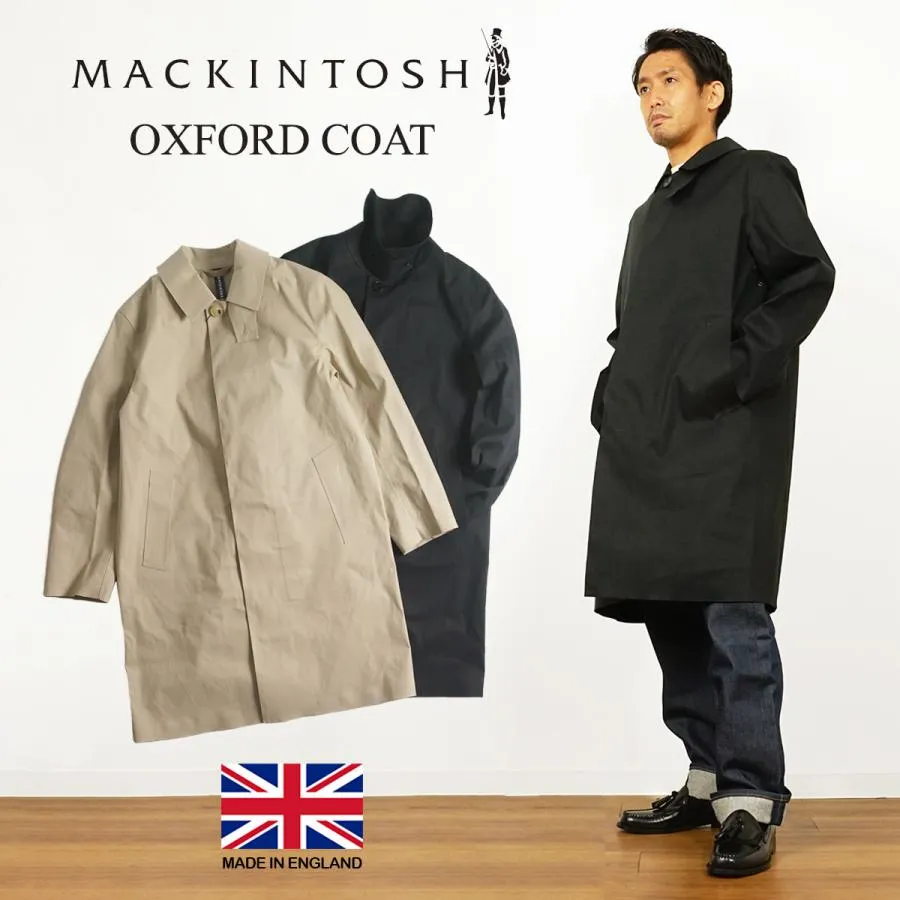 マッキントッシュ MACKINTOSH オックスフォード メンズ 36-44 ゴム引き ステンカラーコート ダンケルド 日本未発売 本国モデル イギリス製