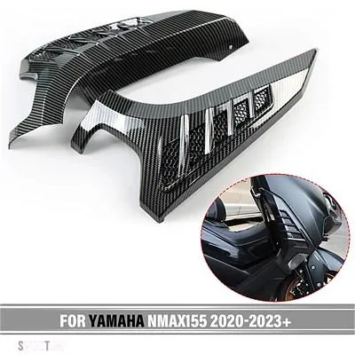 互換品 ヤマハ NMAX155 NMAX 125 2020 2021 2022 2023 + アクセサリーカーボンフロントウィンカーライトランプカバートリム