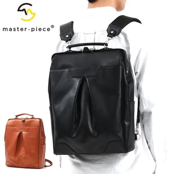 最大51%★5/27〜 正規取扱店 マスターピース リュック メンズ レディース 通勤 黒 master-piece バッグ ブランド 本革 B4 A4 2WAY バックパック L 04021-l