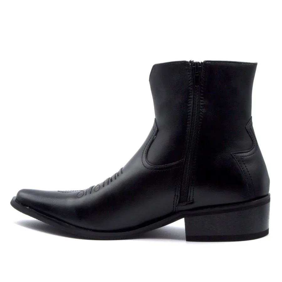 【並行輸入品】メンズ 40126 レザー裏地付き トールウェスタンスタイル カウボーイドレスブーツ, Black tall, 6 Jazam〓