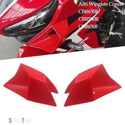互換品 ホンダ CBR650R CBR500R CBR650F CBR 650R 2019年2023年 バイクフロントフェアリングエアロダイナミックABSウイングレットカバープロテクション
