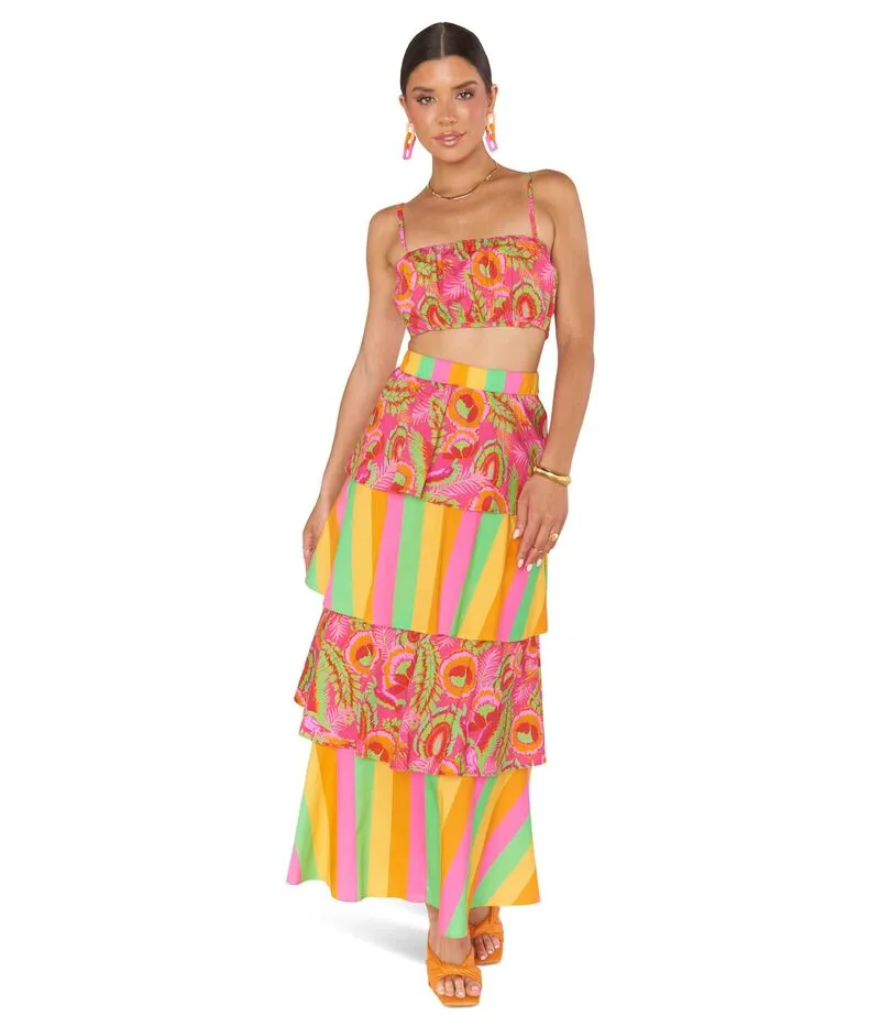 ウミーユアムーム レディース トップス シャツ Show Me Your Mumu Cartagena Toparadise Palms