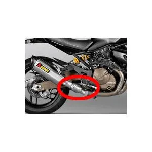 Akrapovic (アクラポヴィッチ) リンクパイプ・触媒付き・モンスター・14-16