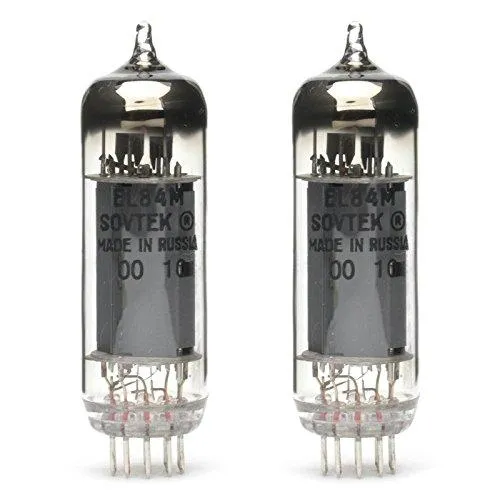 真空管 ギター・ベース アンプ Pair of Sovtek EL84M Power Vacuum Tube