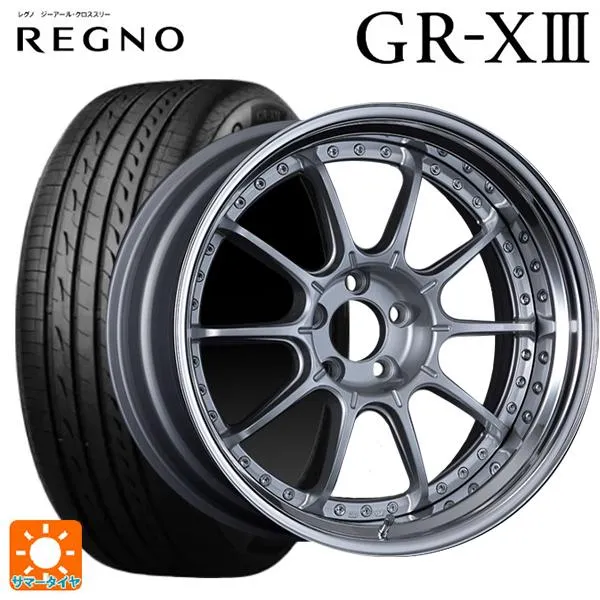 送料無料 サマータイヤホイールセット 245/50R18 100W ブリヂストン レグノ GR-X3 正規品 タナベ SSR プロフェッサー SP5