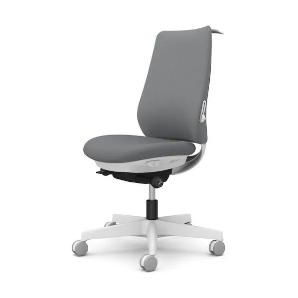 オカムラ ポータム肘なし背クッションスタンダードタイプホワイトボディハンガー有ランバー有ナイロンキャスター CF14XZ FKY1 1点
