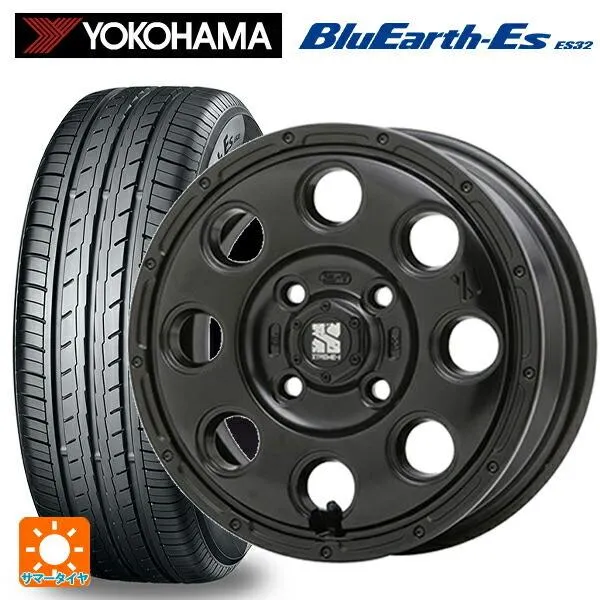 送料無料 サマータイヤホイール 4本セット 165/70R14 81S ヨコハマ ブルーアースEs ES32 エムエルジェイ エクストリームJ KK0