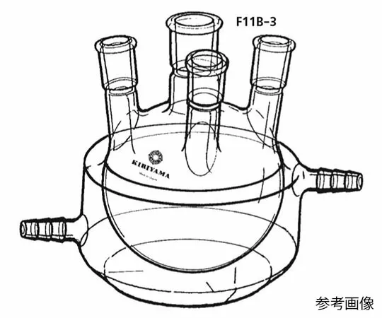 桐山製作所 四ッ口マントルフラスコ 300mL 1個 F11B-3-1
