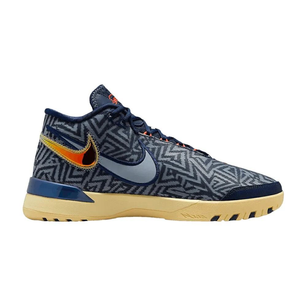 ナイキ ズーム レブロン 紺色 ネイビー 黄色 イエロー MIDNIGHT NAVY スニーカー メンズ NIKE ZOOM LEBRON NXXT GENISUS EP / MIDNIGHT NAVY SOFT YELLOW BRIGHT