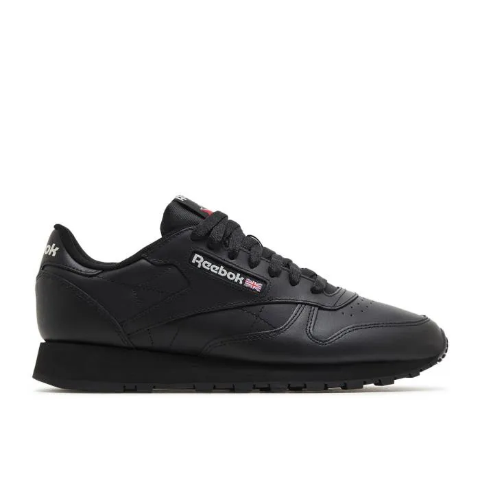 リーボック Reebok 【 Classic Leather Black Pure Grey Men Core Black/Core Black/Pure Grey 5 】 クラシック レザー ピュア メンズ コア 黒色 ブラック ピュア 灰色 グレー