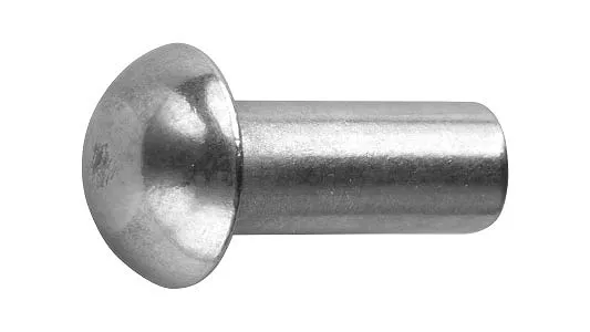 丸リベット【50個】SUSﾏﾙﾘﾍﾞｯﾄ  13 X 50 ｽﾃﾝﾚｽ(303､304､XM7等) / 生地(または標準)
