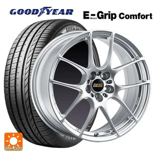 送料無料 サマータイヤホイール 4本セット 235/50R18 101W XL グッドイヤー エフィシェントグリップ コンフォート BBS RF 18