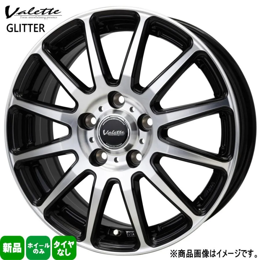 17× 7.0J +48 5/114.3 Valette GLITTER  新品 ホイールのみ 4本セット 17インチ レヴォーグ CX-5 CX-8 CH-R ヤリスクロス