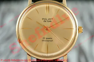 【送料無料】腕時計 スリムロシアポルジョトデラックスluxury ultra slim russian ussr watch poljot de luxe полет 2209 costume beautiful