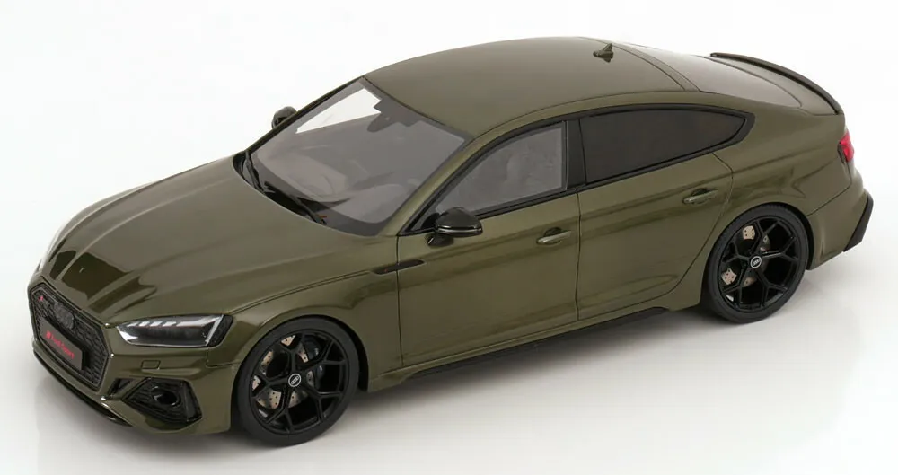 GT スピリット 1/18 アウディ RS 5 スポーツバック クーペ 2023 グリーンメタリック 999台限定GT Spirit 1:18 Audi RS 5 Sportback Coupe 2023 green metallic Limited Edition 999 pcs