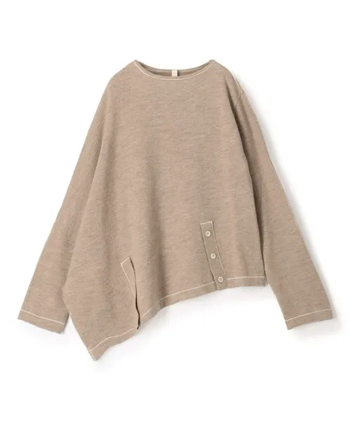 ニット セーター LAUREN MANOOGIAN STITCH アシンメトリープルオーバー レディース