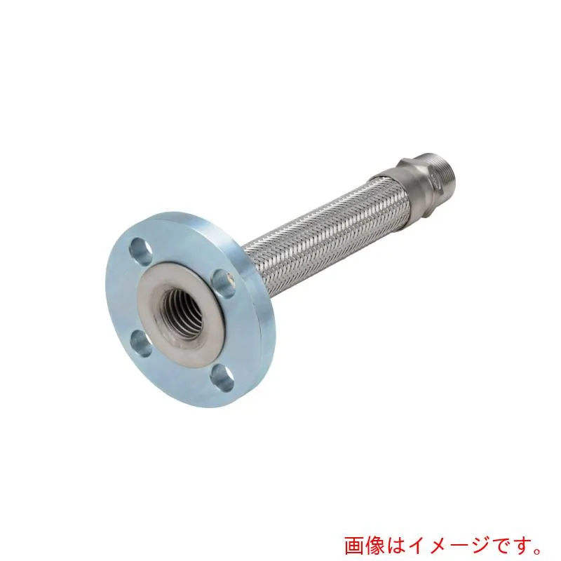 南国フレキ工業（NFK） ニップル×フランジ式（カラー型）フレキシブルホース 継手ＳＳ４００ １５Ａ×１０００Ｌ 【品番：NK1500X3100/10K(SS400)-15A1000】