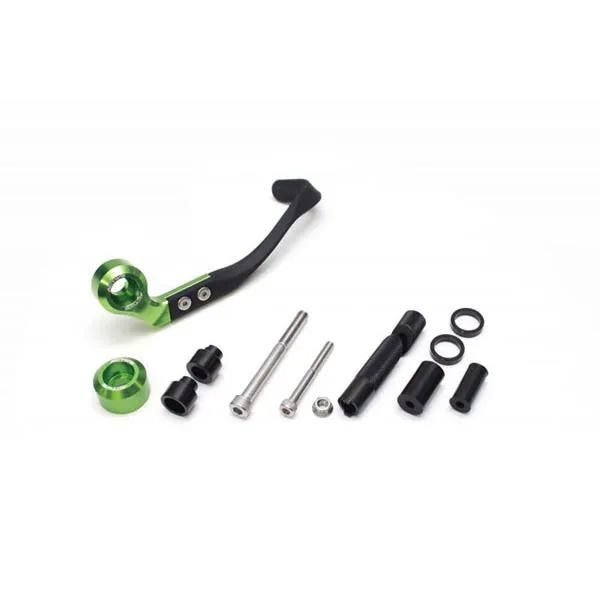 アクティブ ブレーキレバーガード\u0026バーエンド フルセット グリーン ハンドル内径φ15.5〜16.75用 30806015