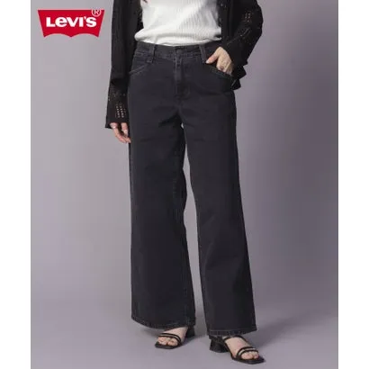 マックハウス Mac-House 94 BAGGY WIDE LEG バギーパンツ （ブラック）