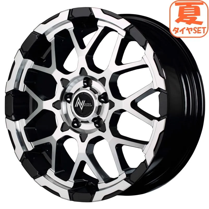 デリカD5 ナイトロパワー M28 バレット S 7J +40 \u0026 トーヨー オープンカントリー M/T 225/75R16 ホワイトレター