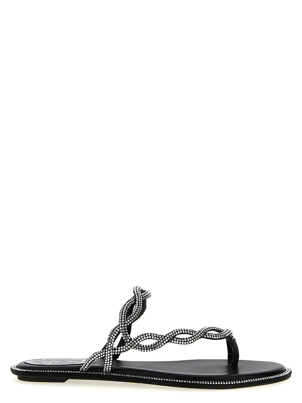 レネ カオヴィラ RENE CAOVILLA サンダル レディース ブラック Sandals Braid sandals C12482010R001V065V065 Black 関税 送料無料 2025SS ju