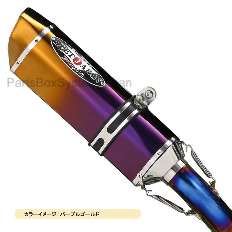 BEET Ninja1100SX NASSERT GT P フルエキマフラー パニア パープルゴールド 0257-KI6-PG