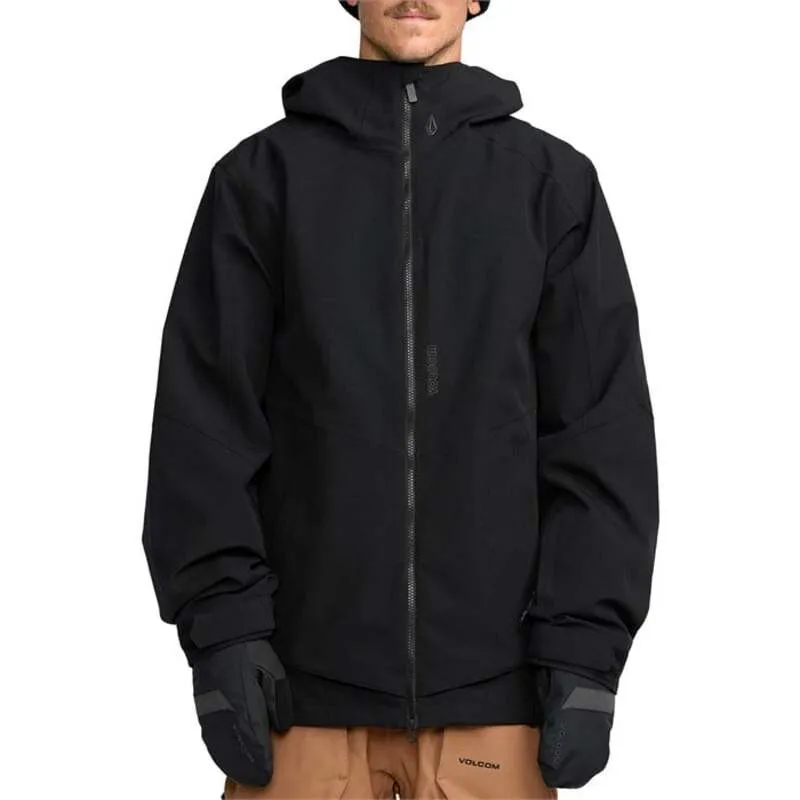 ボルコム メンズ アウター ジャケット・ブルゾン ジャケット Volcom Brighton Full Zip Jacket - Men Black ブラック