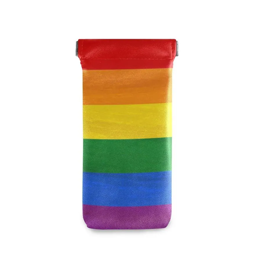 【並行輸入品】AUUXVA Sunglasses Pouch Rainbow Lgbt Pride Squeeze Top Glasses P