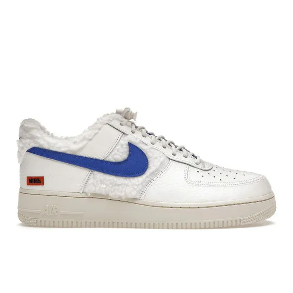 Nike ナイキ レディース スニーカー  【Nike Air Force 1 Low 07 Sherpa Fleece (Women)】  サイズ US_5(22.0cm) Sail/Coconut Milk/Campfire Orange/Racer Blue