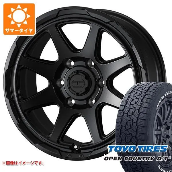 ランドクルーザー250用 サマータイヤ トーヨー オープンカントリー A/T3 265/70R18 116H ホワイトレター スタットベルク 7.5-18