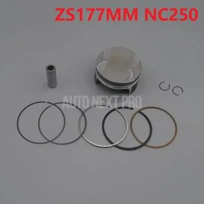 【並行輸入品】Zongshen-NC250ピストンリングセット xz250r t6 k6 xmotos ナポリス カヤック rx3 bse 250cc  77mm 4