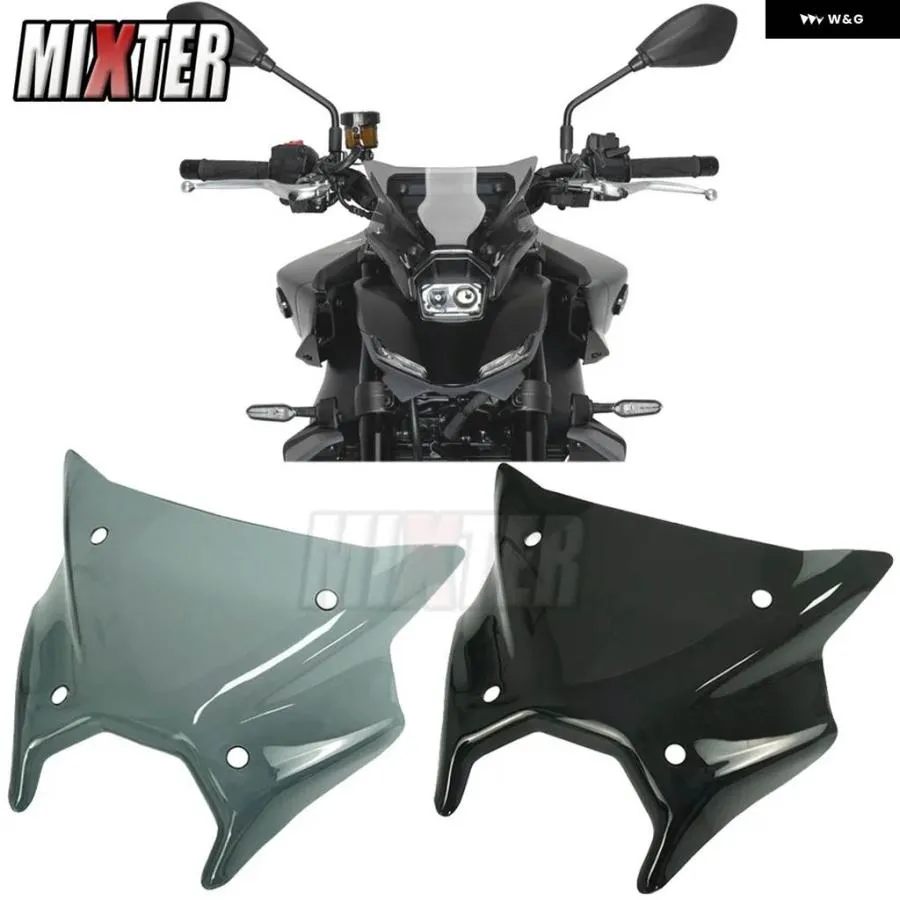 並行輸入品ヤマハ MT-09 2024 2025 MT09 SP Y-AMT バイク ツーリング ウィンドシールド バイザー ダブルバブル ウィンドスクリーン デフレクター