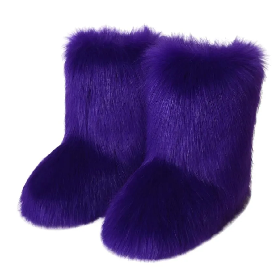 【並行輸入品】Women Snow Boots Waterproof Wide Womens Winter Ankle Snow Boots