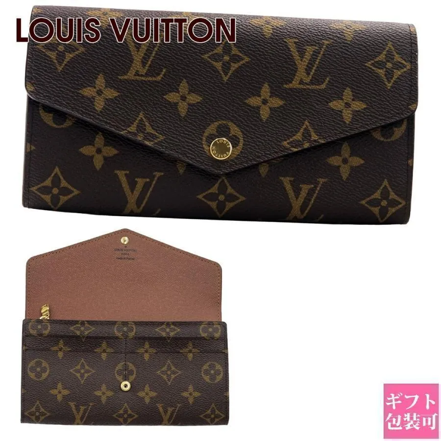 ルイヴィトン財布 レディース 長財布 ポルトフォイユ サラ 正規品 モノグラム M60531 louis vuitton 新品 プレゼント ギフト